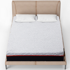 Heather Gray Circular Knit Mattress Protector