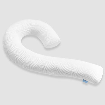 Body Pillow for Adults - Soft Long Bed Pillows Insert for Sleeping - Shredded Memory Foam & Removable Washable Cover