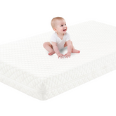 SCHNAUZER HOME Crib Mattress, Dual-Sided Breathable Baby and Toddler Memory Foam Mattress with Removable and Washable Cover, 100% Knitted Fabric, Fits Standard Cribs and Toddler Beds, 52" x 28" x 5"