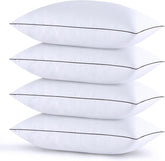 Down Alternative Luxury Hotel Pillows for Sleeping and for Side and Back Sleepers