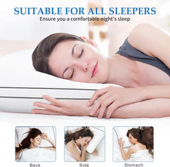 Hotel Quality Down Alternative Gusseted King Pillow for Sleeping