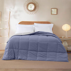 Modern Threads Down Alternative Reversible Comforter Infinity Blue