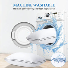 Hotel Quality Down Alternative Gusseted King Pillow for Sleeping