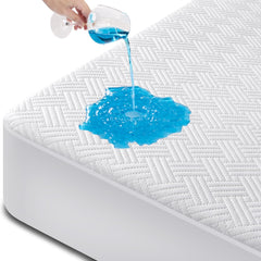 Waterproof Mattress Protector Full Size - Breathable, Noiseless, Ultra-Soft Bed Cover