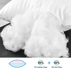 Hotel Collection Bed Pillows for Sleeping 2 Pack Queen Size