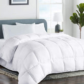 Cooling Comforter - Down Alternative Duvet Insert with Anti-Clump Tech & 8 Tabs, All-Season Reversible Luxury Hotel Bedding