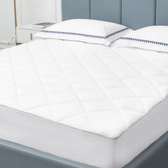 Mattress Pad Cover, Cotton Mattress Cover Hypoallergenic, Soft Breathable and Noiseless