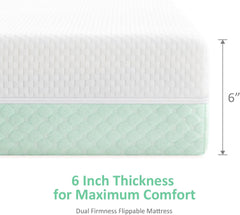 Crib Mattress, Dual Sided Comfort Memory Foam Toddler Bed Mattress
