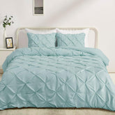 Lightweight Queen Size Comforter Sets, All-Season Down-Alternative 3-Piece Bedding Set
