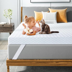 Maxzzz Mattress Topper Full 3 Inch Gel Memory Foam Mattress