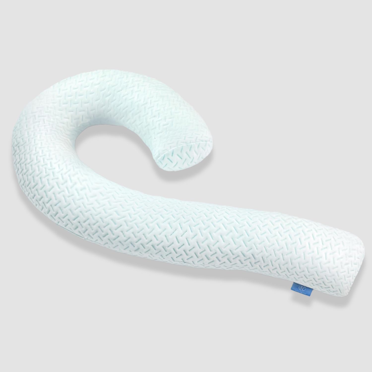 Körperkissen für Erwachsene – Weiches, langes Bettkissen zum Schlafen – Zerkleinerter Memory-Schaum und abnehmbarer, waschbarer Bezug