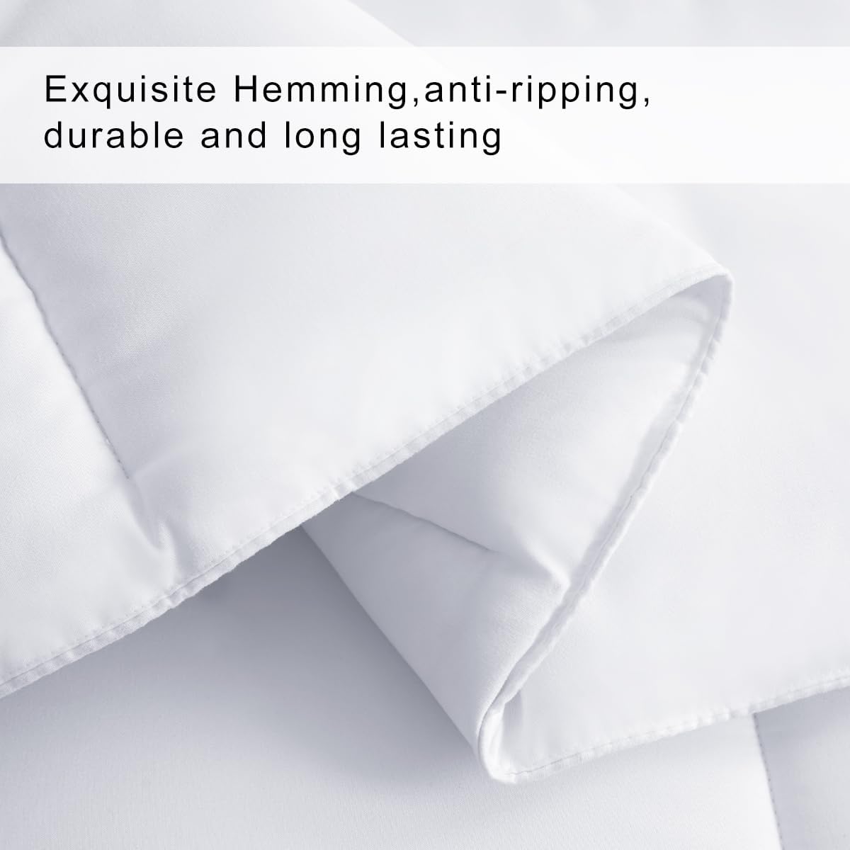 Cooling Comforter - Down Alternative Duvet Insert with Anti-Clump Tech & 8 Tabs, All-Season Reversible Luxury Hotel Bedding