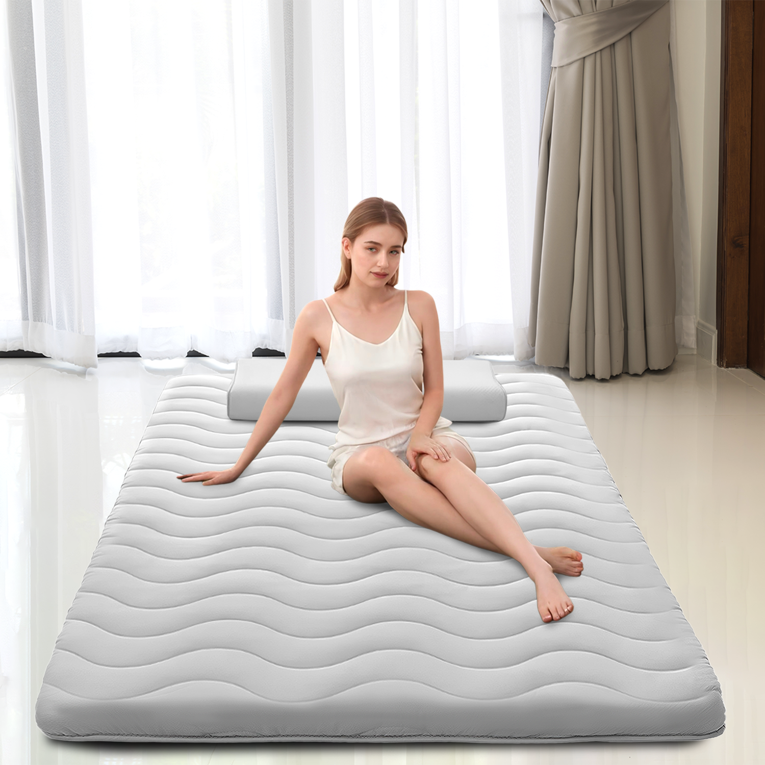 Japanese Floor Mattress, 100% High Density Comfortable Foam