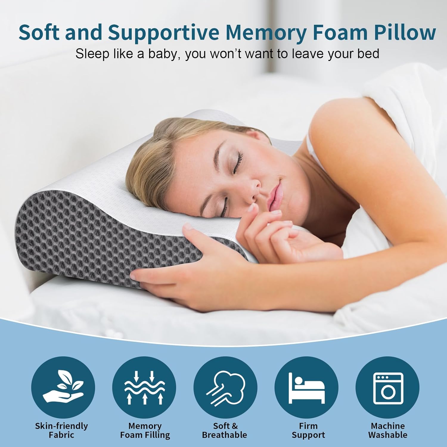 Cervical Neck Pillow for Pain Relief