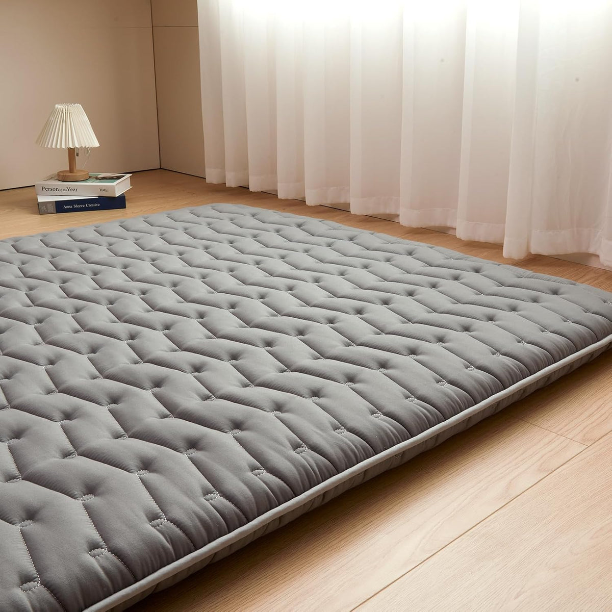 Premium Foam Japanese Futon Floor Mattress Twin Size 39"x 80",100% High Density Foam Comfortable Floor Mattress