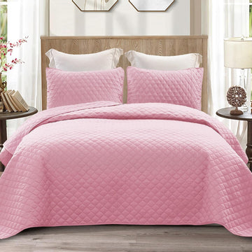 Mezcla Reversible Full Queen Quilt Bedding Set with Pillow Shams, Lightweight Quilts Queen Size, Soft Bedspreads Bed Coverlets for All Seasons