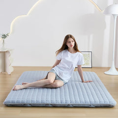 Japanese Floor Mattress Twin, Anti-Slip Japanese Futon Foldable Tatami Mat for Guests