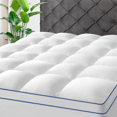 Cooling Quilted Queen Mattress Protector, Mattress Pad Queen Chill Soft Mattress Cover