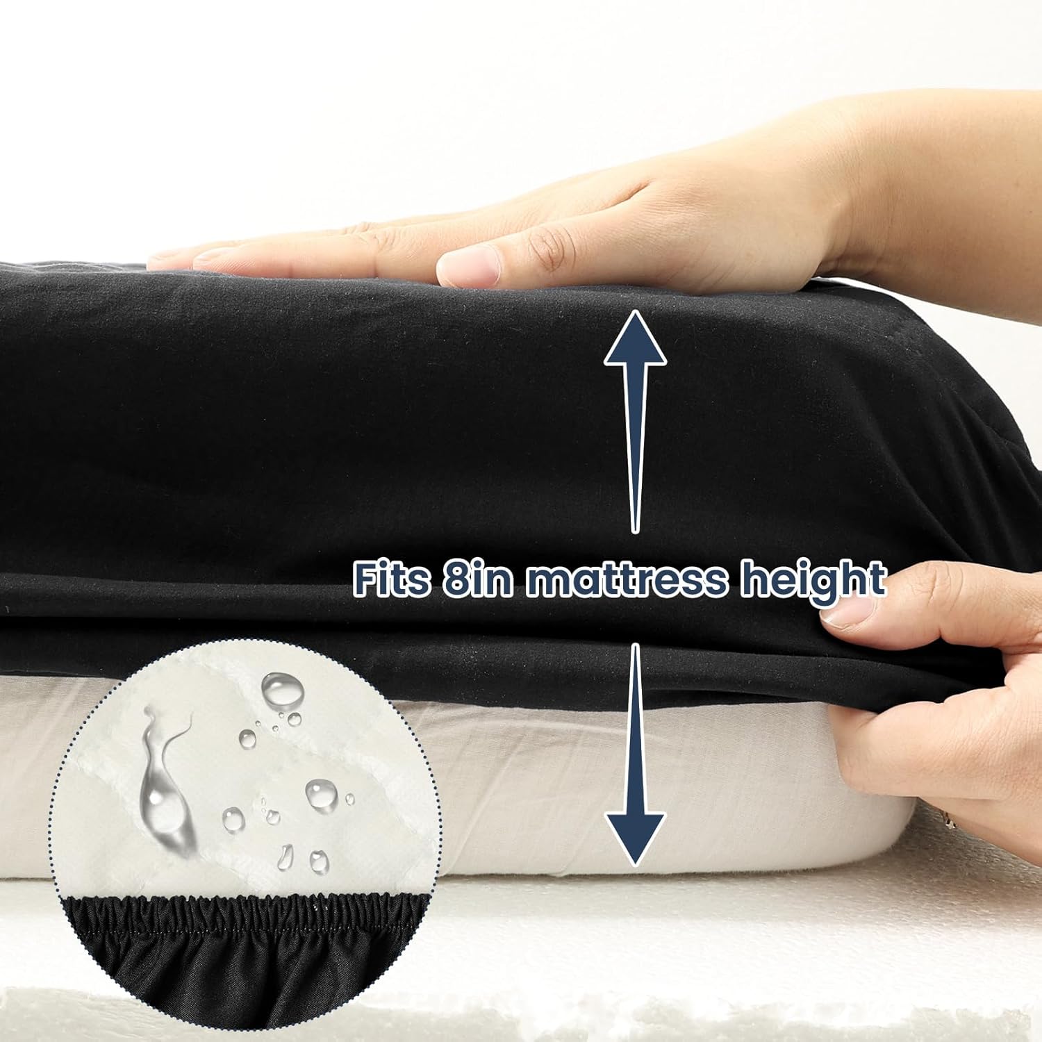 Waterproof Crib Mattress Protector Pad Cover, Fitted Standard Crib and Toddler Mattresses, Ultra Soft and Breathable for Boys Girls Neutral