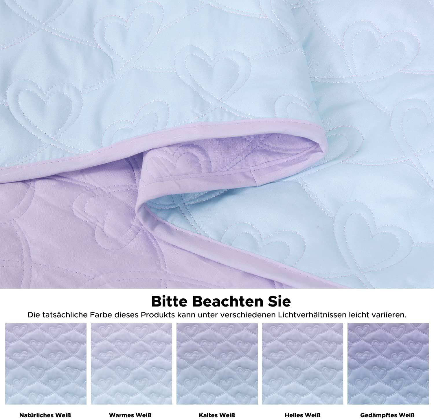 Quilt Set Full Queen Size 3 Piece, Bailey Pattern Printed Bedding Coverlet Set, Lightweight Soft Reversible Bedspread Sets for All Season (1 Quilt & 2 Pillow Shams)