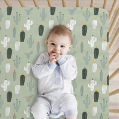 Little Grape Land Crib Sheets Girl 4 Pack, Baby Crib Sheets for Standard Crib & Toddler Mattress, Super Soft Breathable Crib Sheet Set for Girls