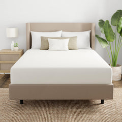100% organic cotton fabric mattress cover with hypoallergenic filling and waterproof feature